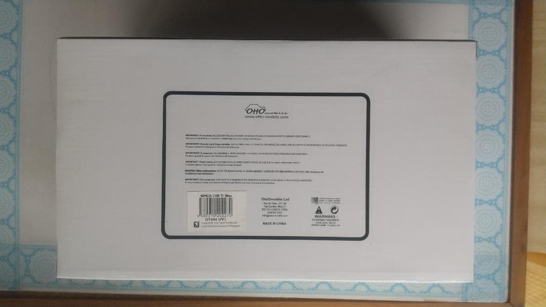 OTTO mobile SIMCA 1100 Ti Bleu ミニカー 1/18