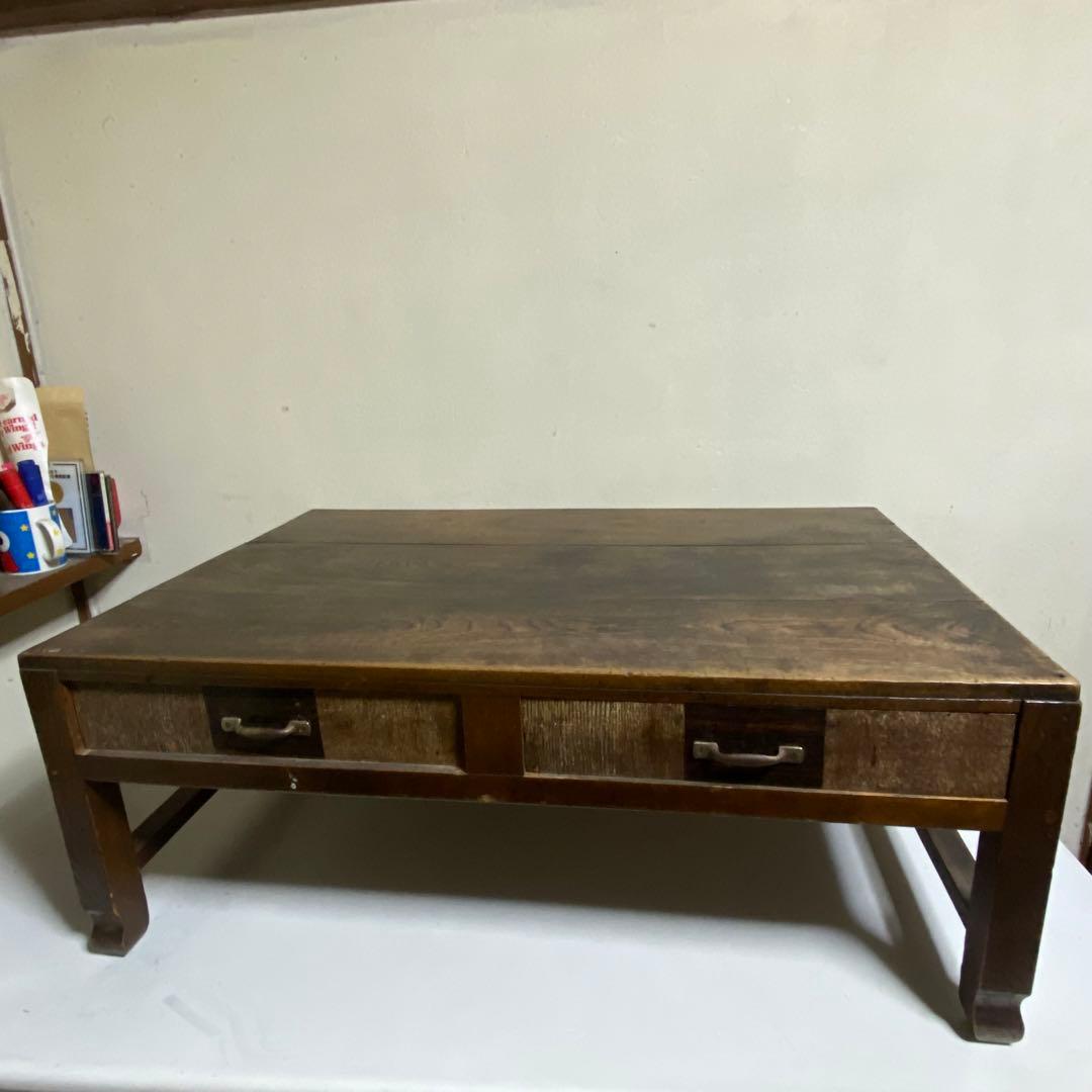 最終価格！長期自宅保管 文机 横幅89cm 奥行59cm 高さ34cm 脇机 机