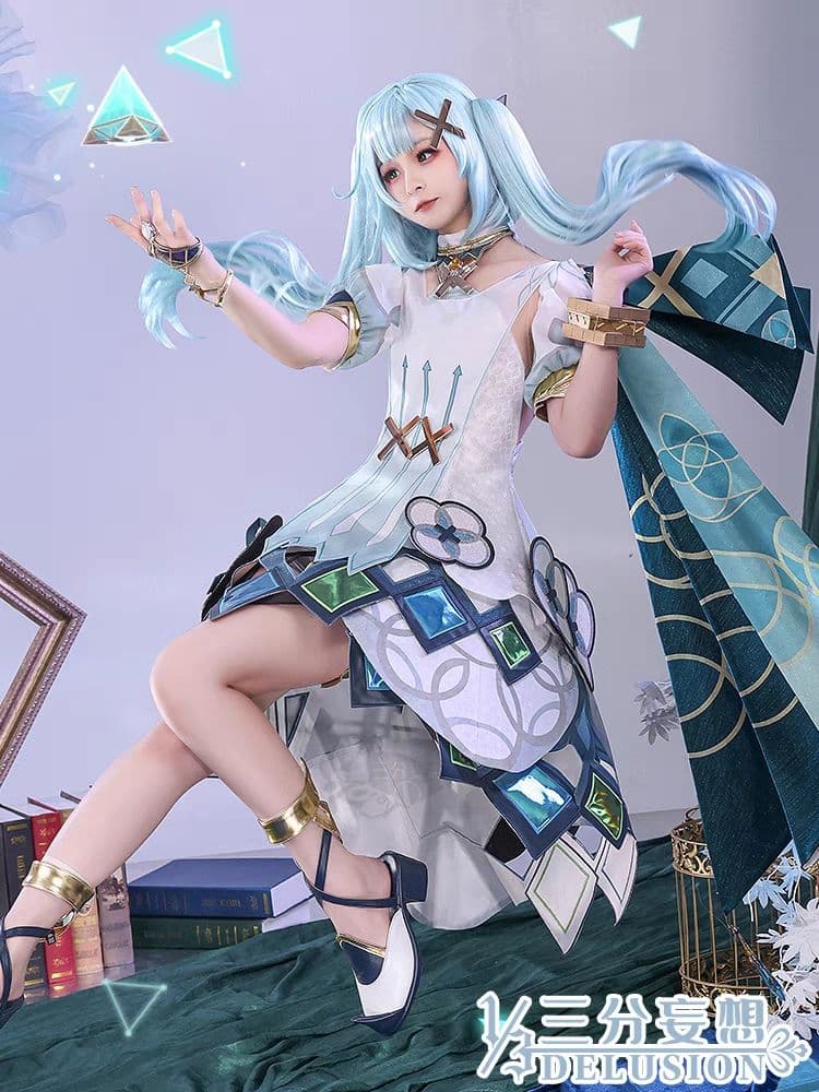 原神げんしん ファルザン 三分妄想製 コスプレ衣装 高級感フルセット 新品未開封
