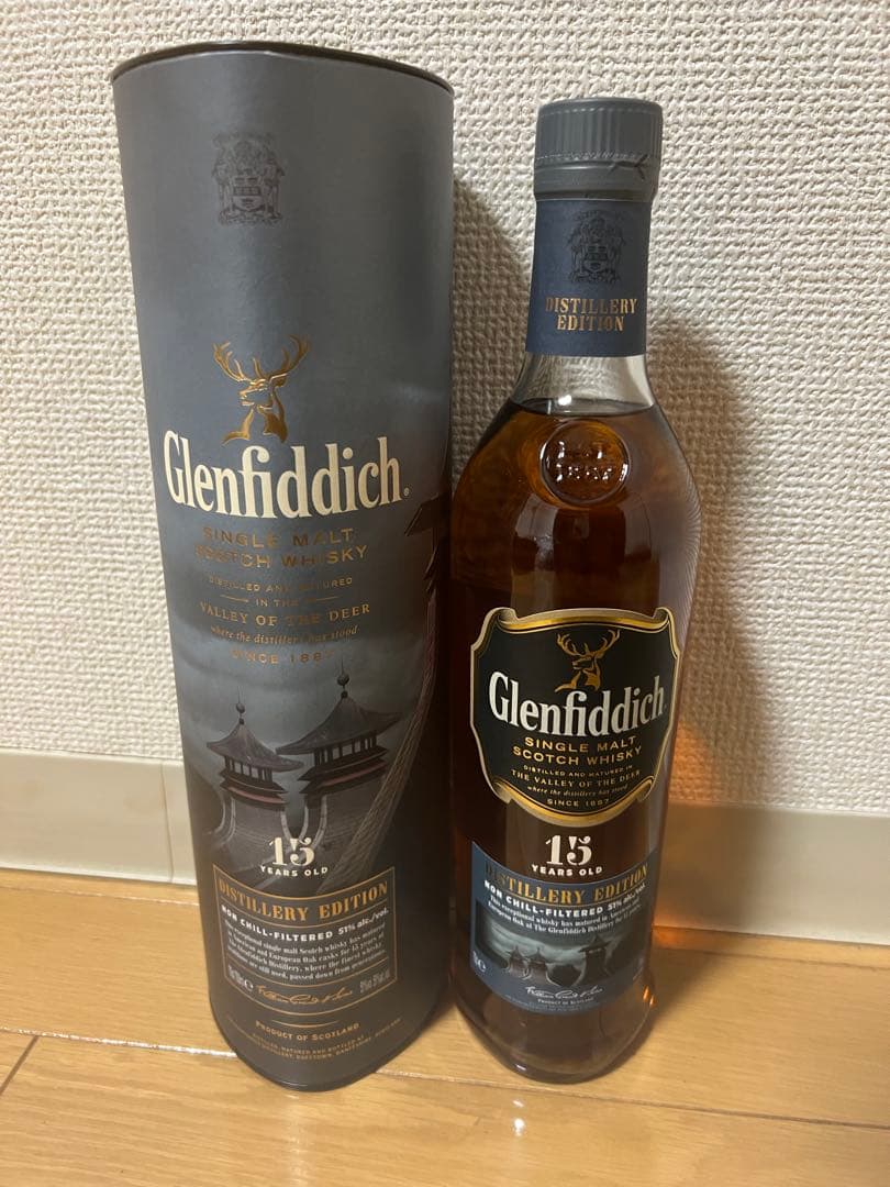 未開栓グレンフィディック15 シングルモルト　ディスティラリーエディション古酒