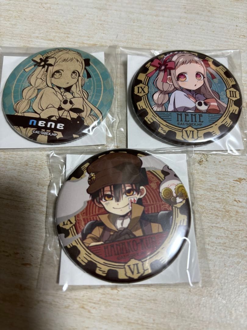 地縛少年花子くん 缶バッジ 楽天コレクション 寧々、花子くん