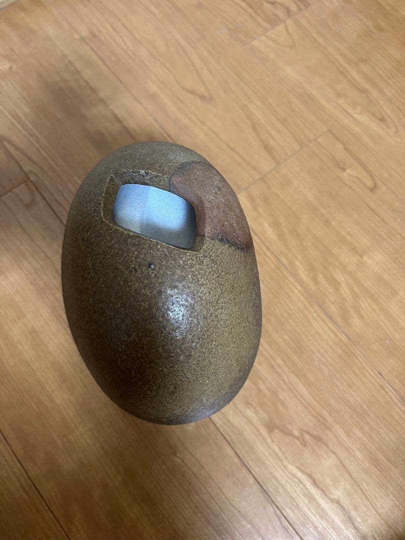 備前焼　花入れ　脇本博之　未使用品　箱付き