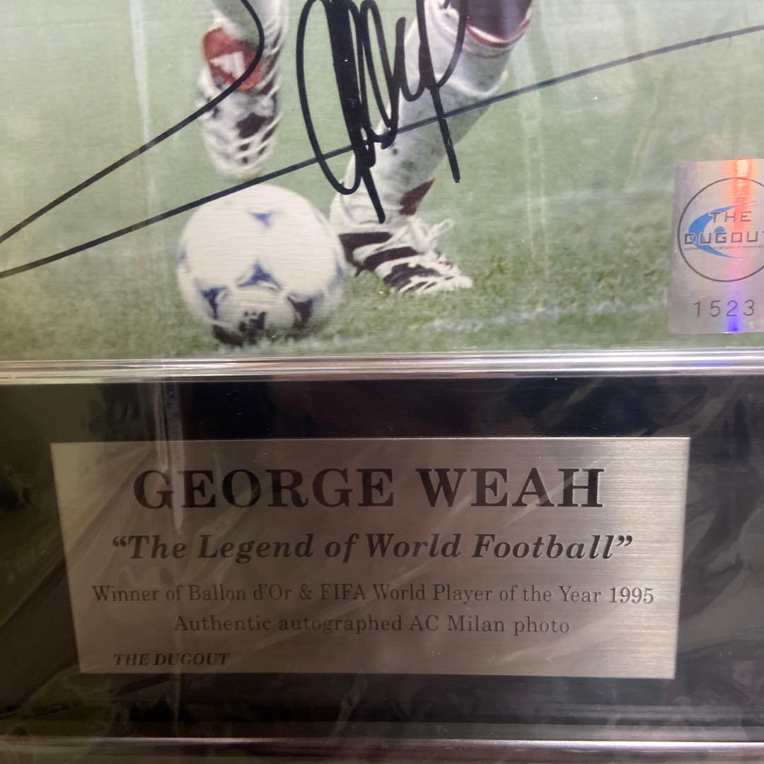 ジョージ・ウェア直筆サイン入りフォト　額入り