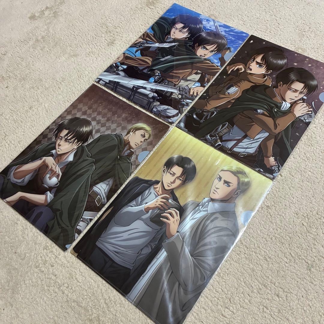 未使用品★進撃の巨人★クリアファイル★まとめ売り★リヴァイ