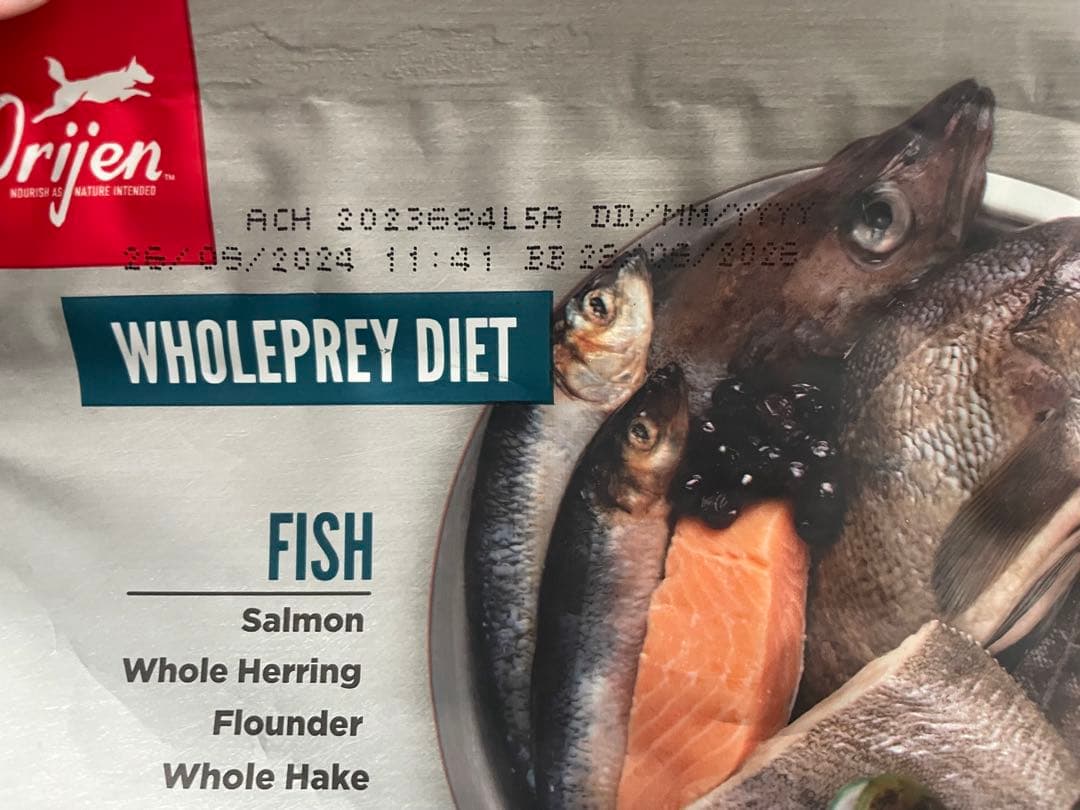 Orijen オリジンスモールブリードマリンフィッシュ1.8kg x 2袋