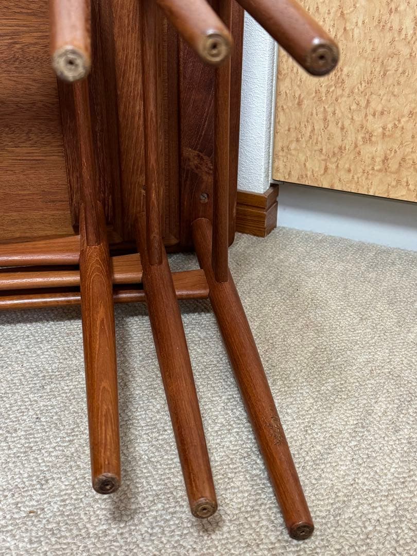 【Yさん専用】デンマーク　ヴィンテージ　木製ネストテーブル