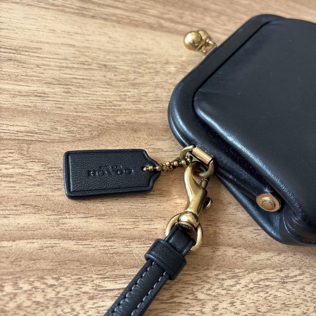 コーチ キスロック パース　coach がま口財布