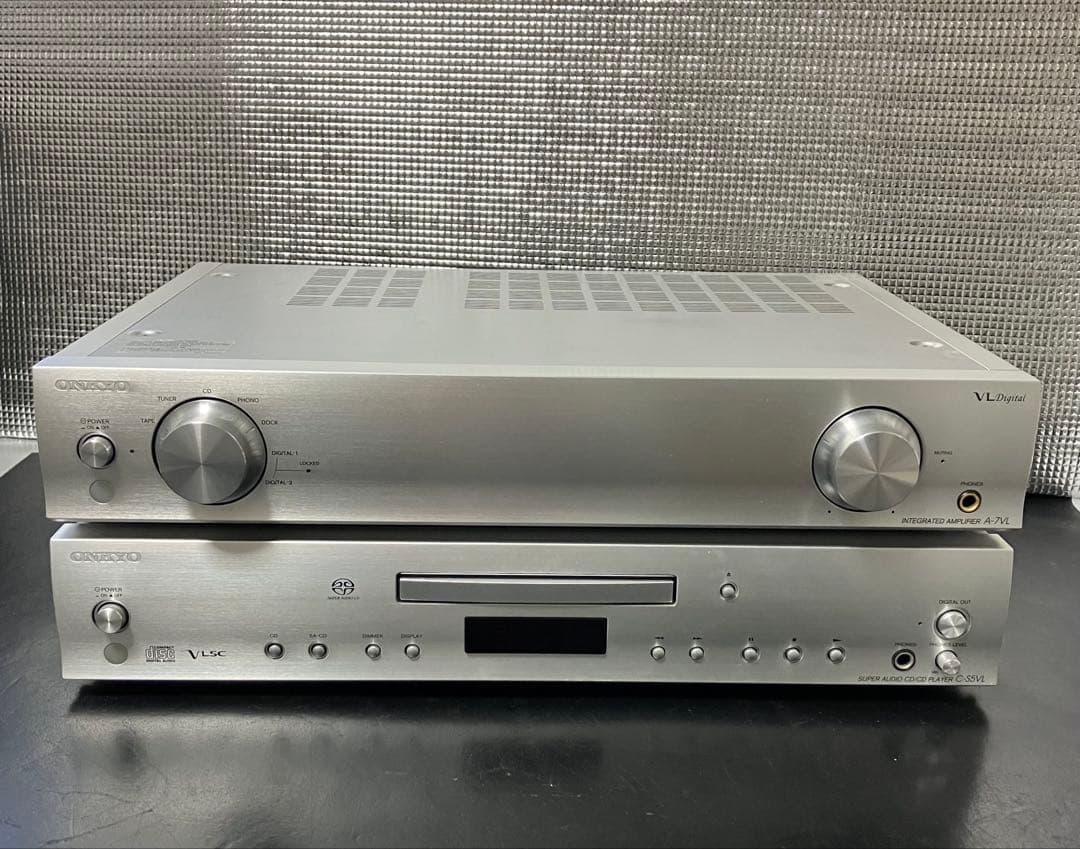 名機　ONKYO A-AV1 & C-S5VL セット