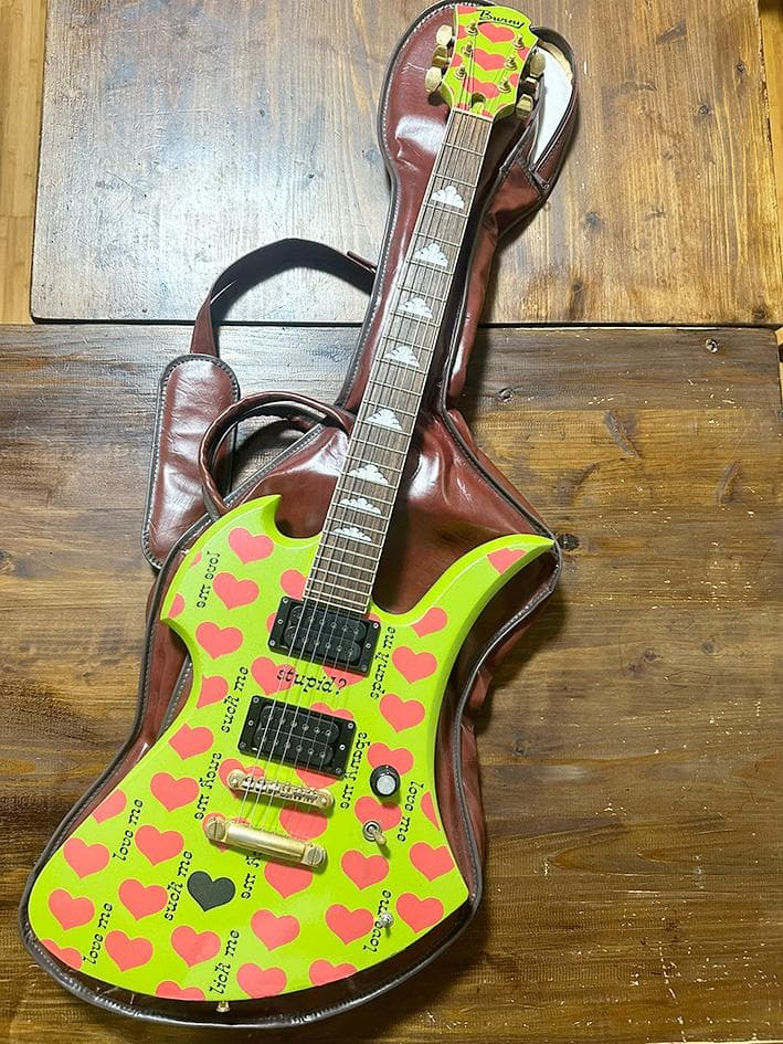 Burny グリーンハート　スルーネック加工　モッキンバード　MG　hide