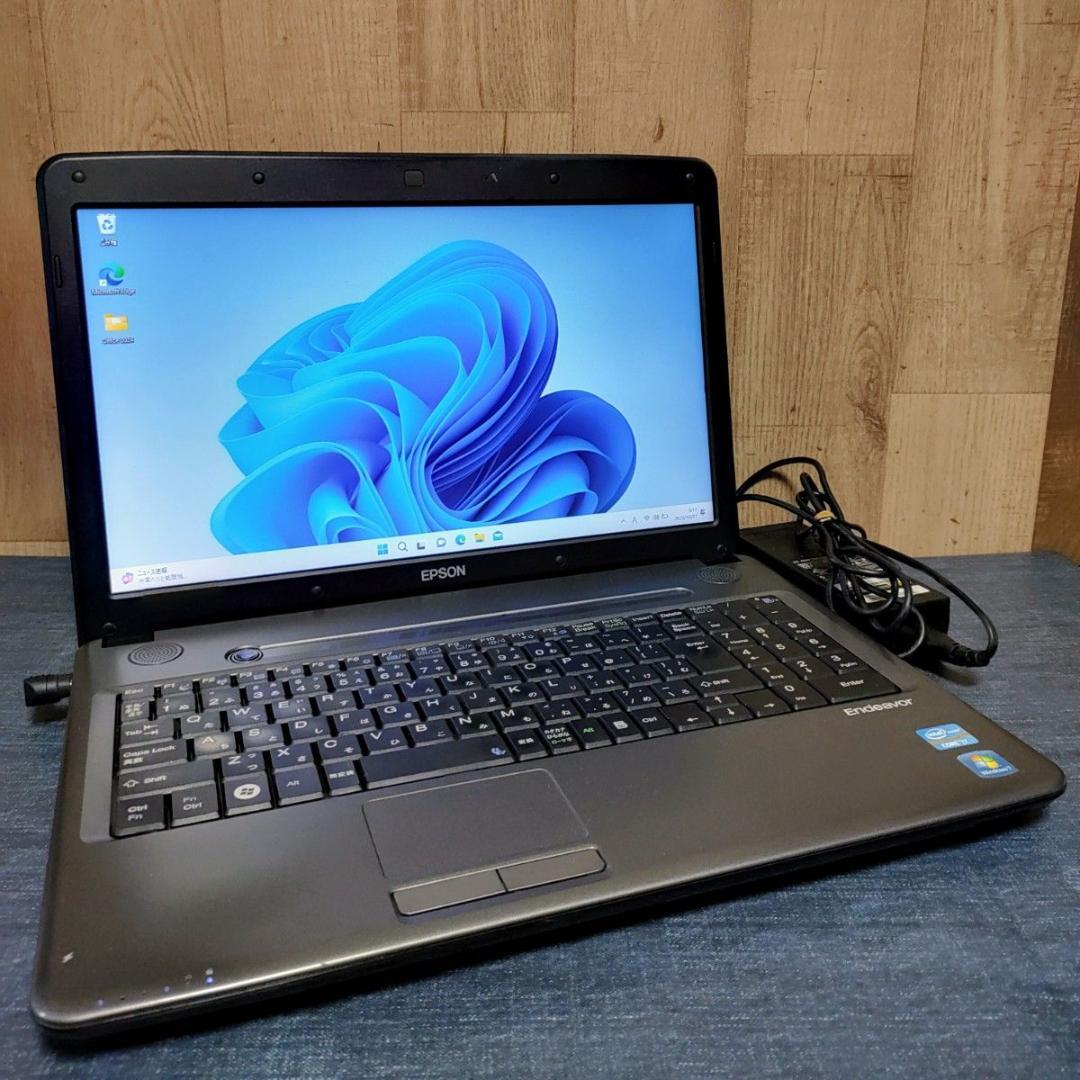 EPSON ノートパソコン Corei7 メモリ8GB SSD256GB DVD
