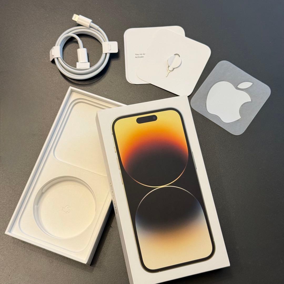 ⭐︎海外版シャッター音なし⭐︎Apple iPhone 14 Pro ゴールド本体