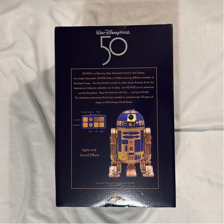 R2-D2 ディズニー50周年限定カラー　ラジコン　R2-W50