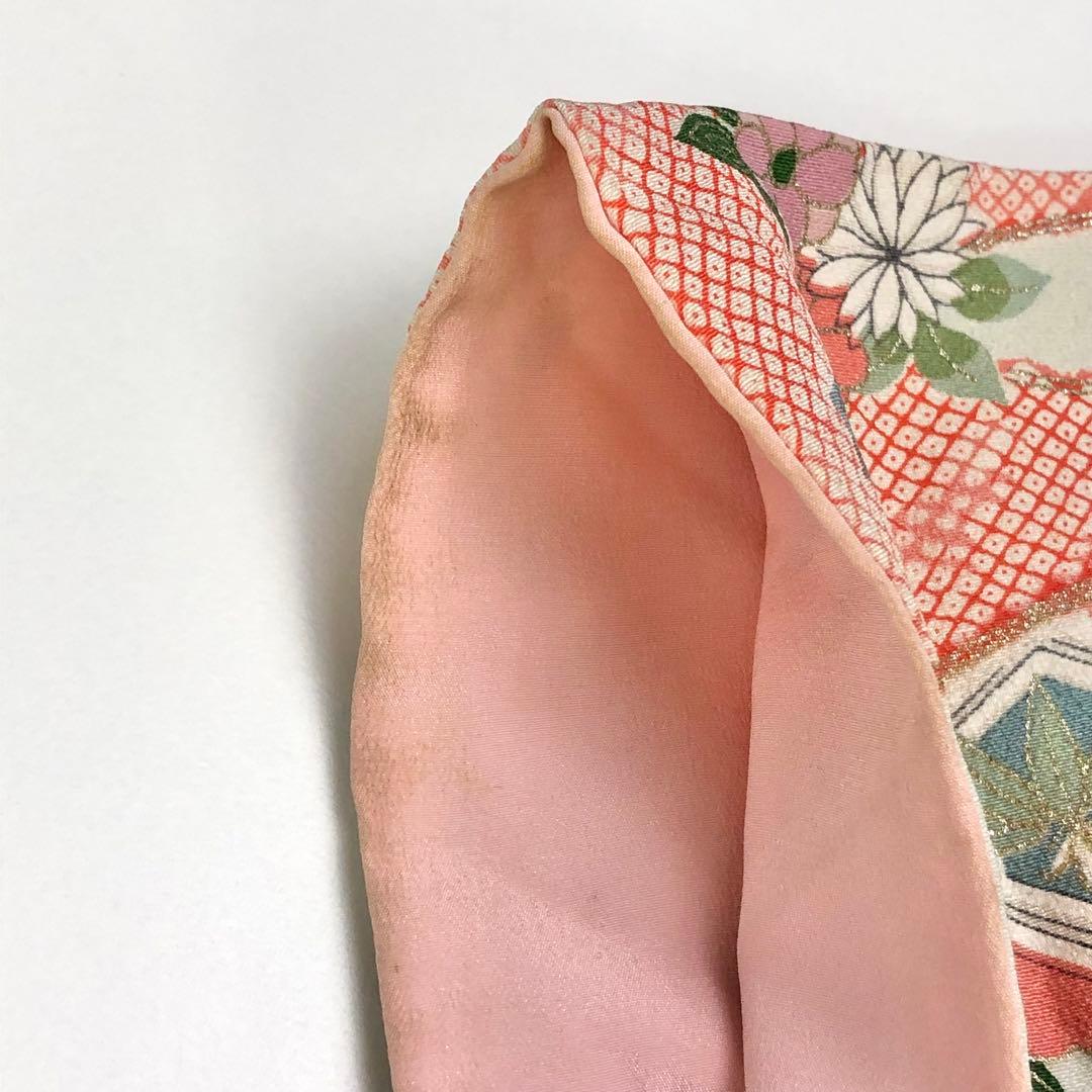 子供着物 アンティーク 七五三 3歳 花柄模様 CK-7367