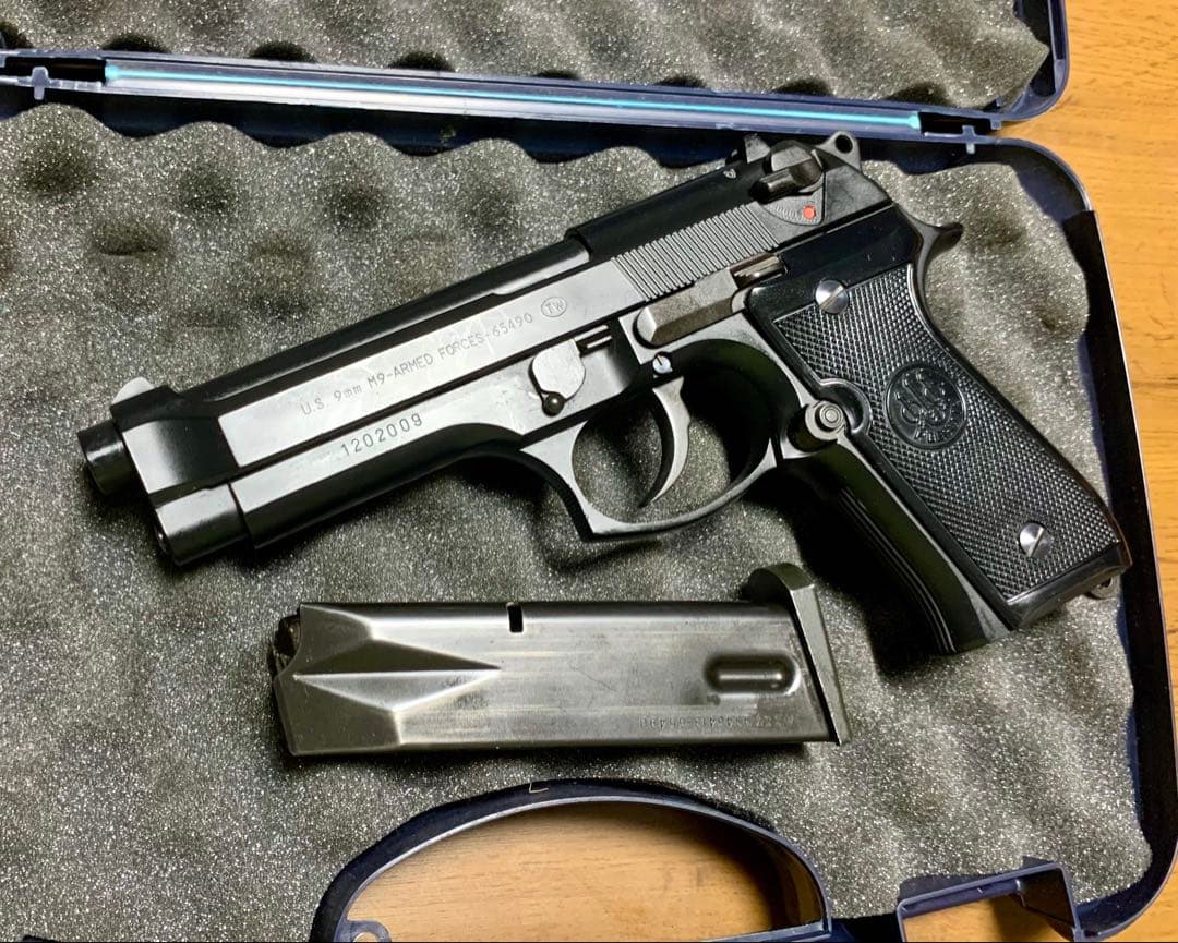 タナカワークス 未発火モデルガン Beretta M9 米軍放出品マガジンポーチ