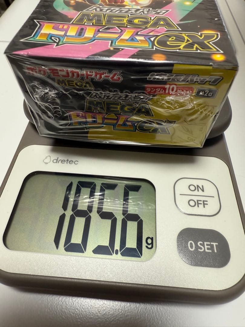 ポケモン MEGA ドリームEX 1BOX 185.6G
