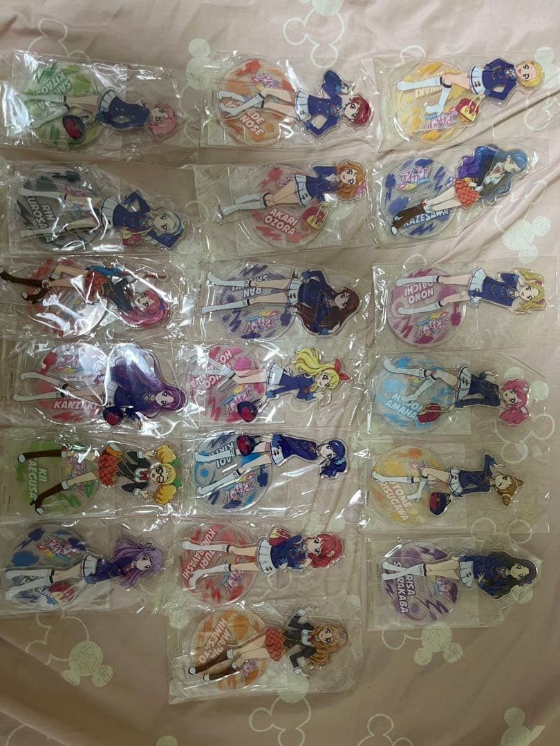 アイカツ　アクリルスタンド　5周年　アニメイト