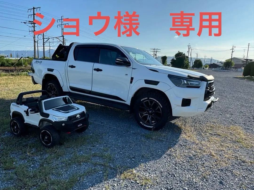 乗用ラジコン　ハイラックス　RUGGED X　4wd