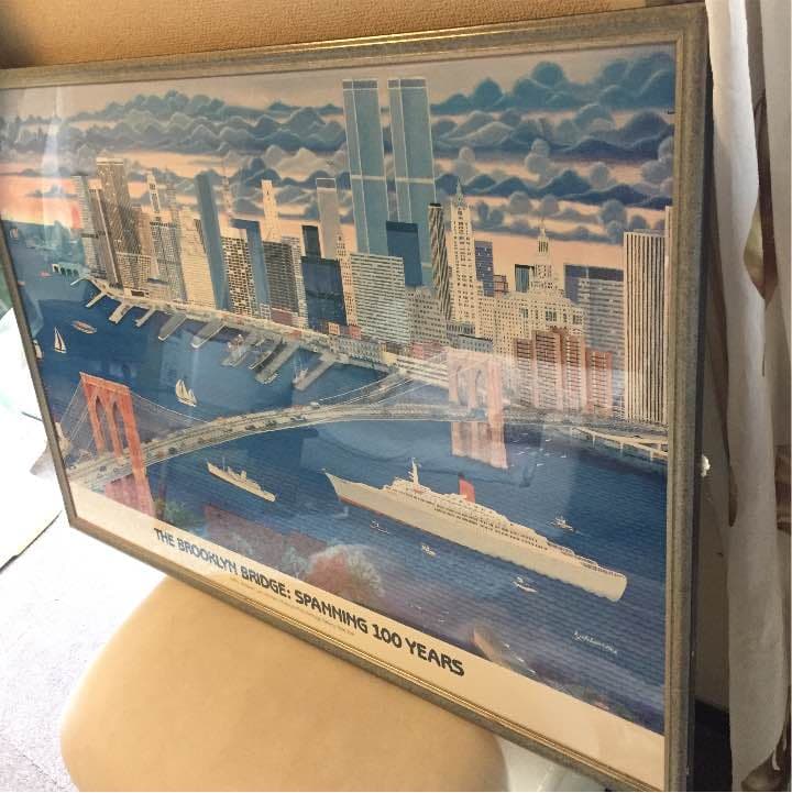 絵画 ブルックリン橋