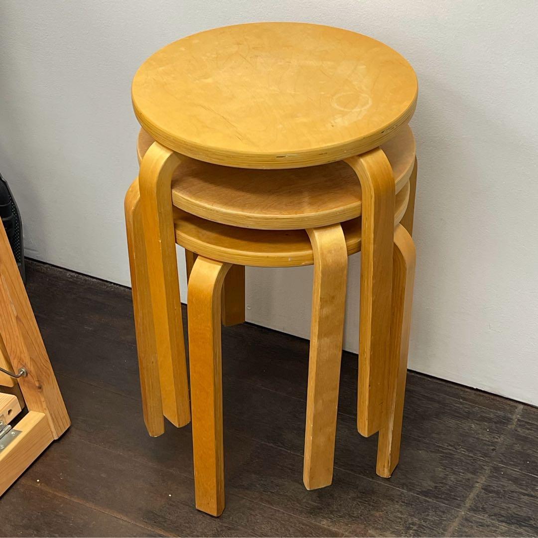 IKEA フロスタ　スツール3脚セット