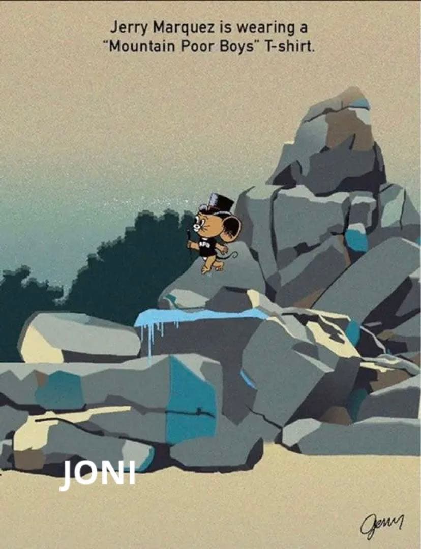 希少☆ジェリーマルケス 「Jerry Poor Boy」 キャンバス アート☆