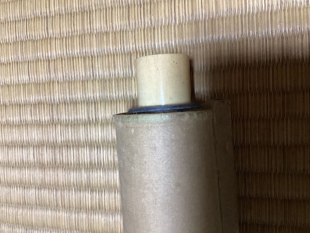 O-1 養流の観音　　水墨画 掛け軸 観音様　華泉　年代物