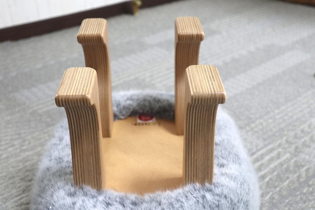 匠工芸アニマルスツール　フォックスグレー(S)