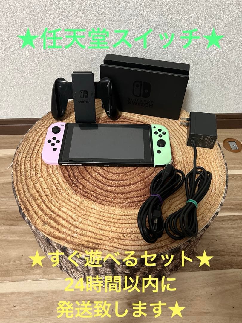 Nintendo Switch ニンテンドースイッチ本体　PPL/GRN 箱無し