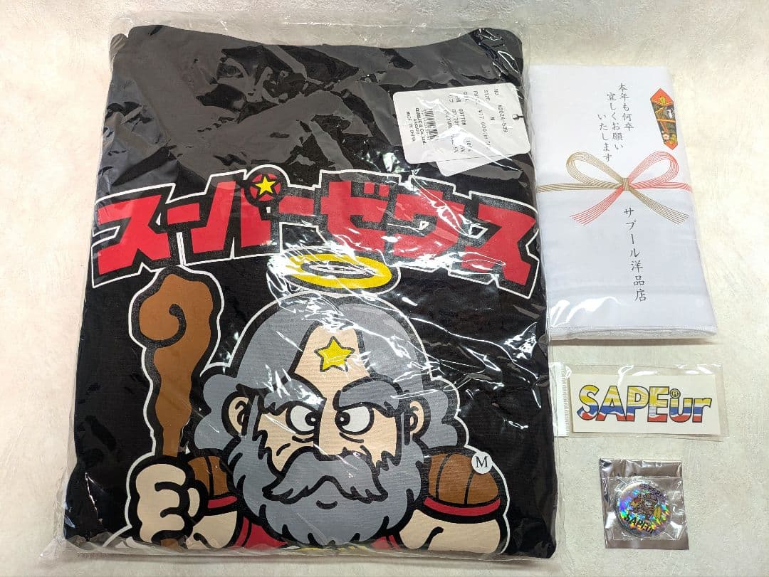 SAPEur サプール スーパーゼウスフーディ Mサイズ　ビックリマン　パーカー