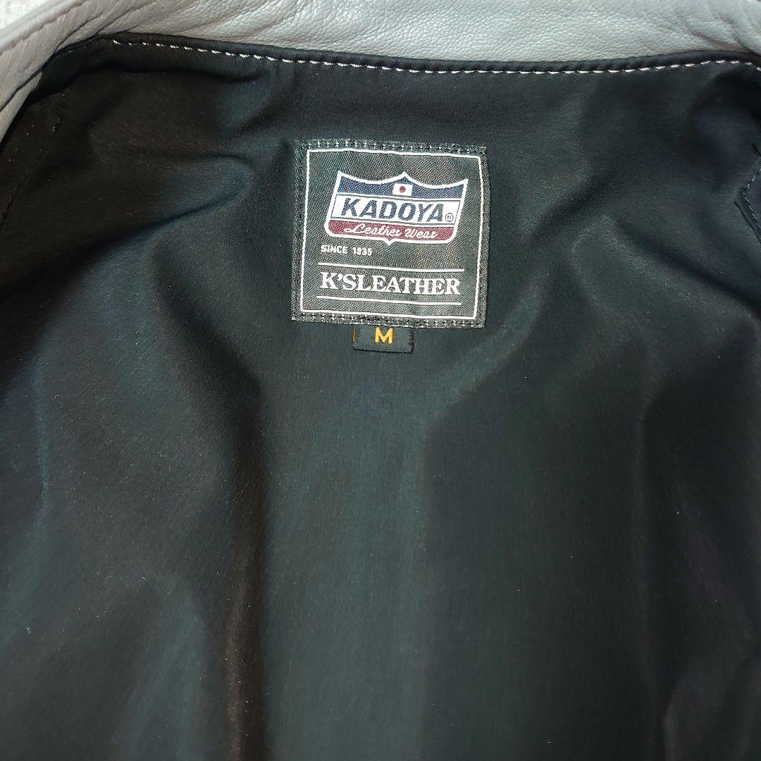 KADOYA カドヤ レザー シングルライダース FENNEL グレー