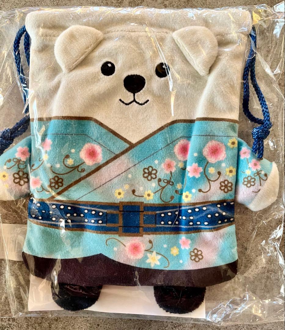 新品 羽生結弦 ANA YUZU フライトベア キーホルダー 巾着 天と地と