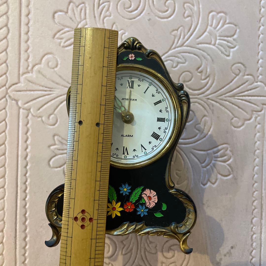 STAYER アラームクロック フラワーモチーフ