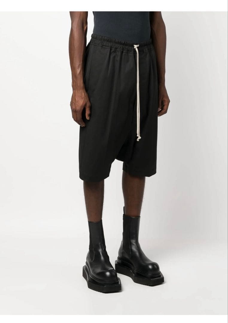 【美品】RickOwens ドローストリング　サルエルショーツ　pods