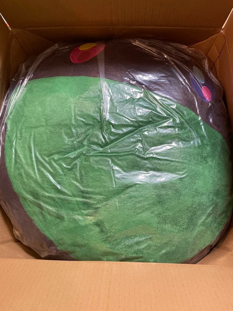 村上隆 お花クッション 2m ピンクアイボリー ブラウン