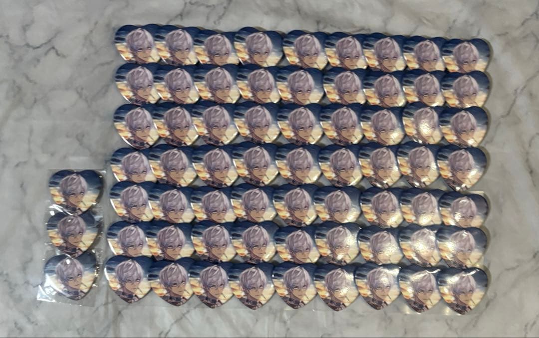 イブラヒム 缶バッジ ホワイトデー 66個 セット まとめ売り