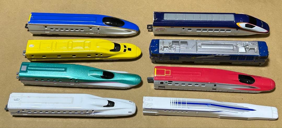 ロングトミカ 新幹線など 鉄道系８種セット