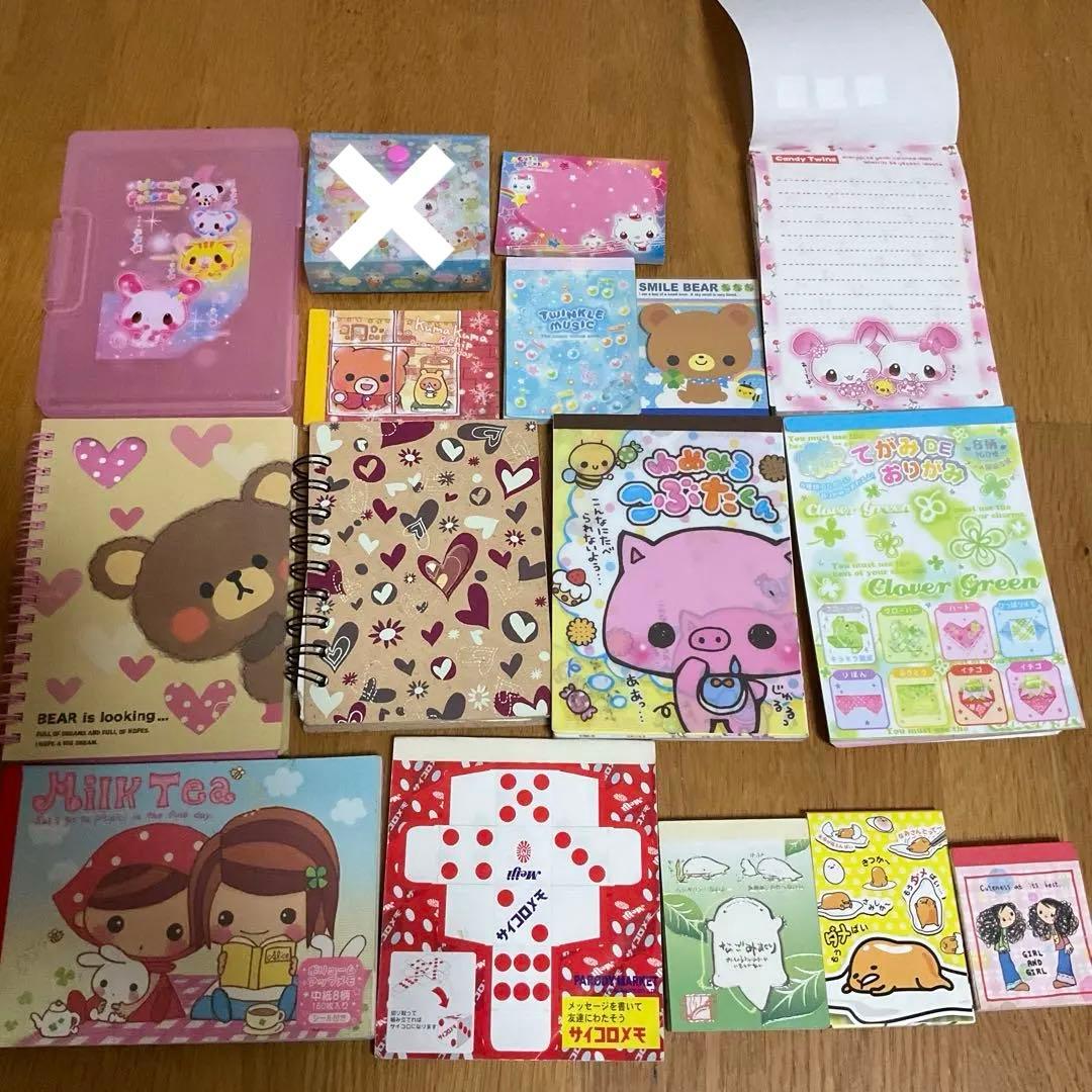 平成レトロ　平成文具　他 メモ帳　16点