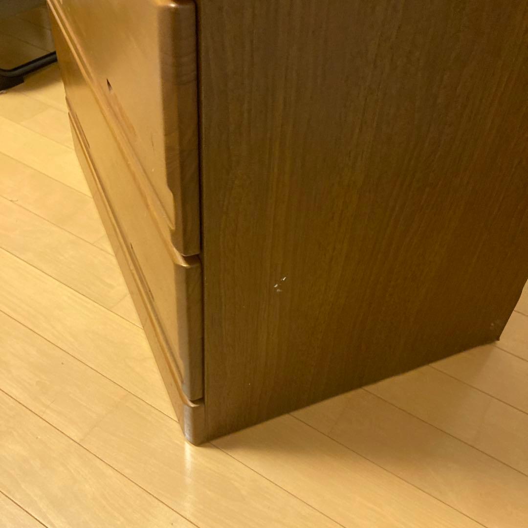 最終値下げ　木製 収納チェスト 6引き出し 約102センチ