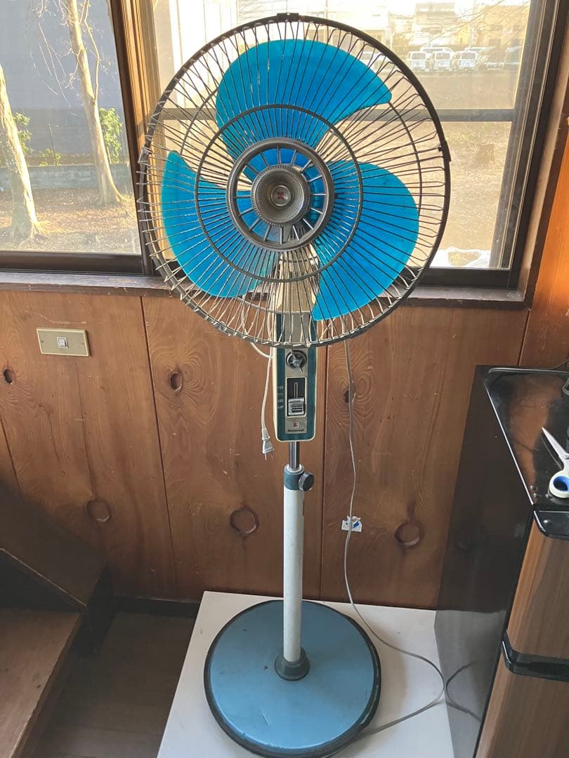 清*水様 National 扇風機 ダイヤル式 昭和レトロ