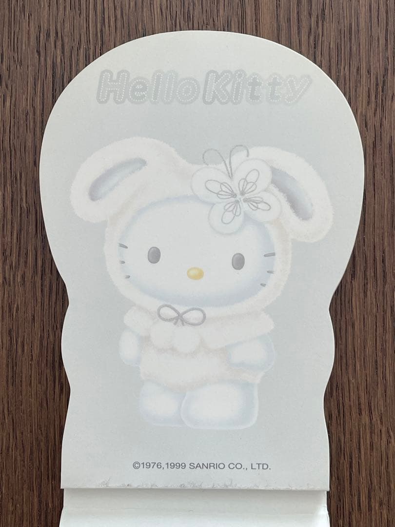 レア♡サンリオ♡キティ Vivitix うさぎ ダイカットメモ 1999年