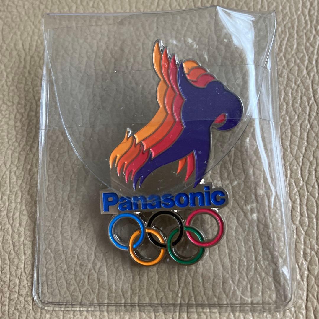 【超レア】1998年長野オリンピック冬季大会  Panasonic　ピンバッジ