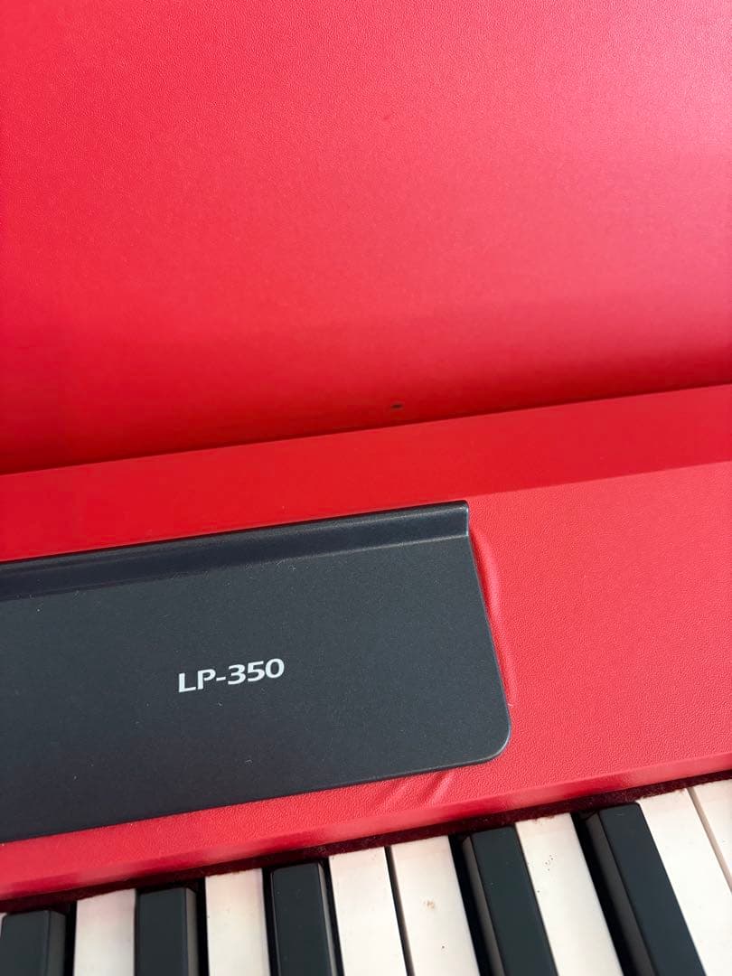 【直接引取】KORG コルグ　LP-350 電子ピアノ赤　88鍵盤　2010年製