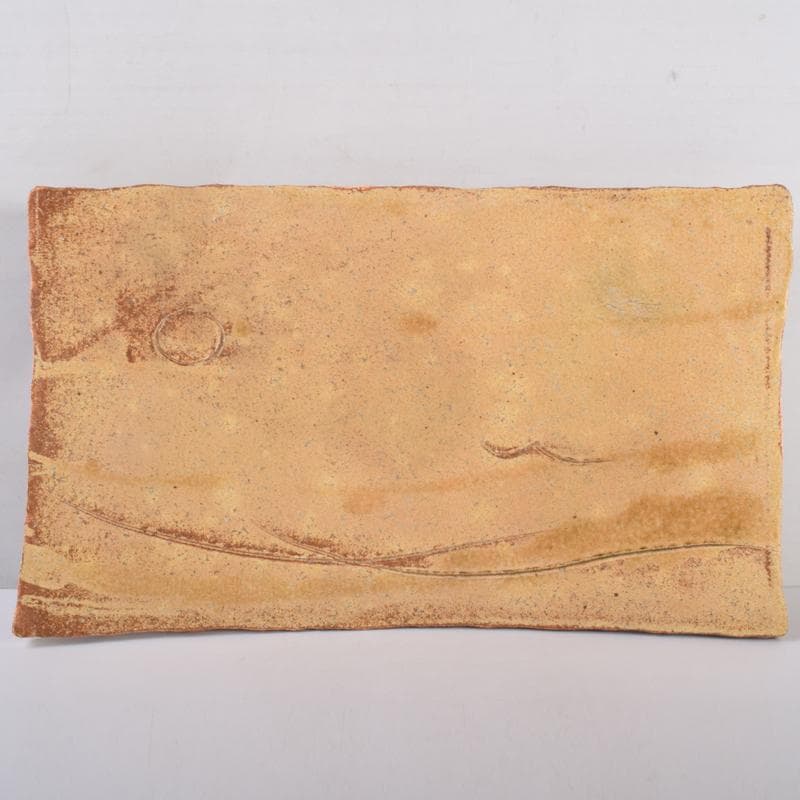 和食器　番浦史郎　釘彫文鉢　四方鉢　板皿　長方皿　五客　共箱　M　R8876B