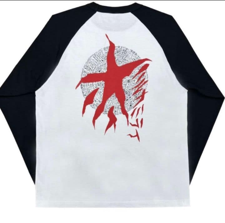 ハルカミライ 赤星ラグラン Tシャツ/Mサイズ