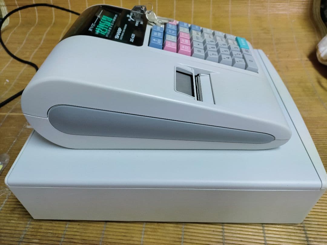 シャープレジスター　XE-A20　店名設定無料ロゴ可能機種　669100