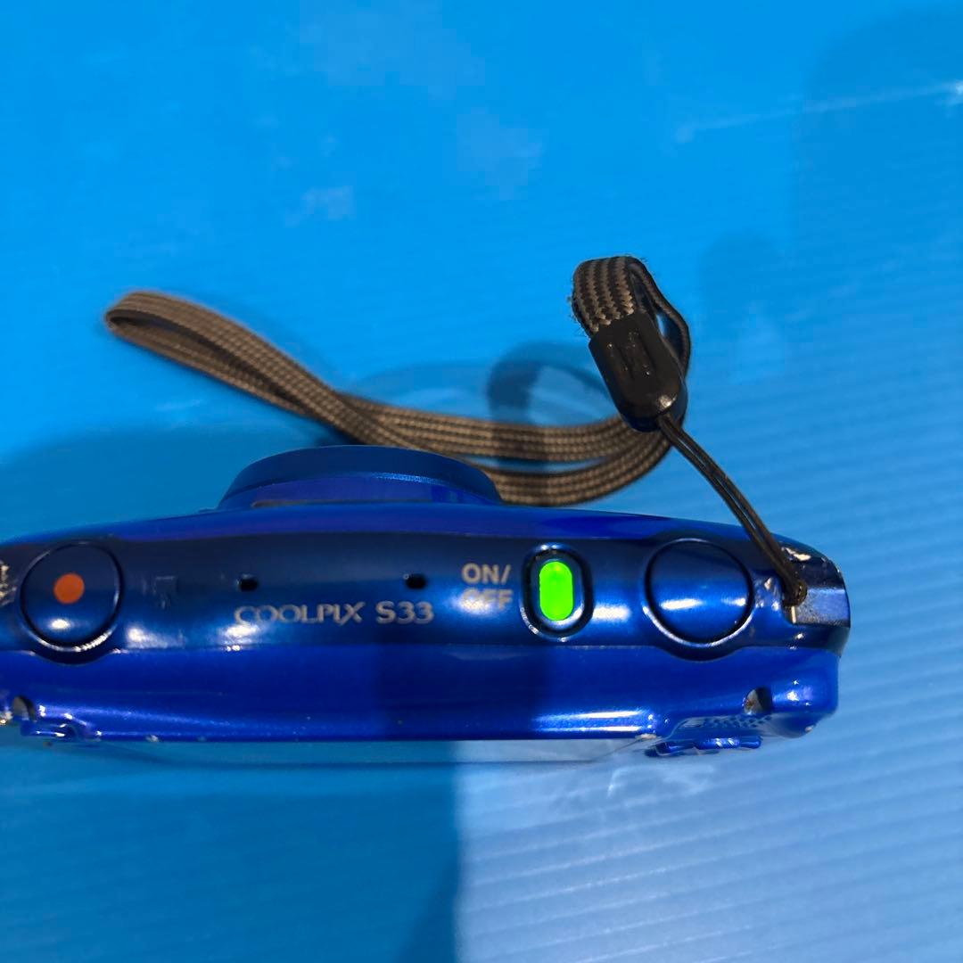 動作ok　NIKON　coolpix S33