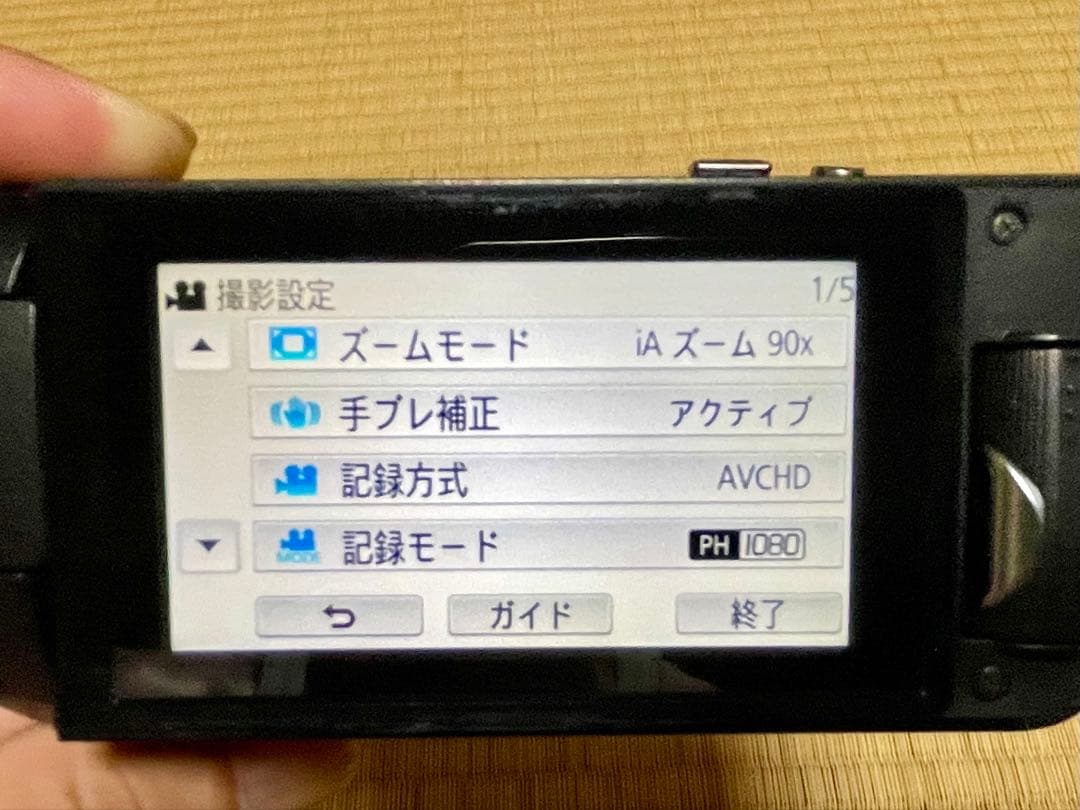 パナソニック HDビデオカメラ HC-W570M ワイプ撮り 90倍ズ