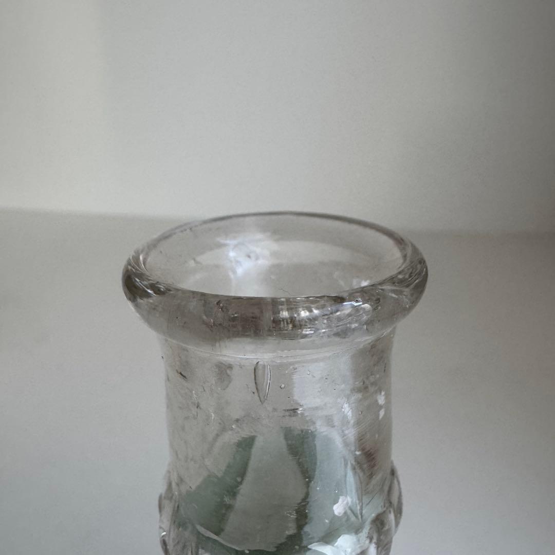 フランスアンティーク マーキュリーグラス　キャンドルホルダー　燭台