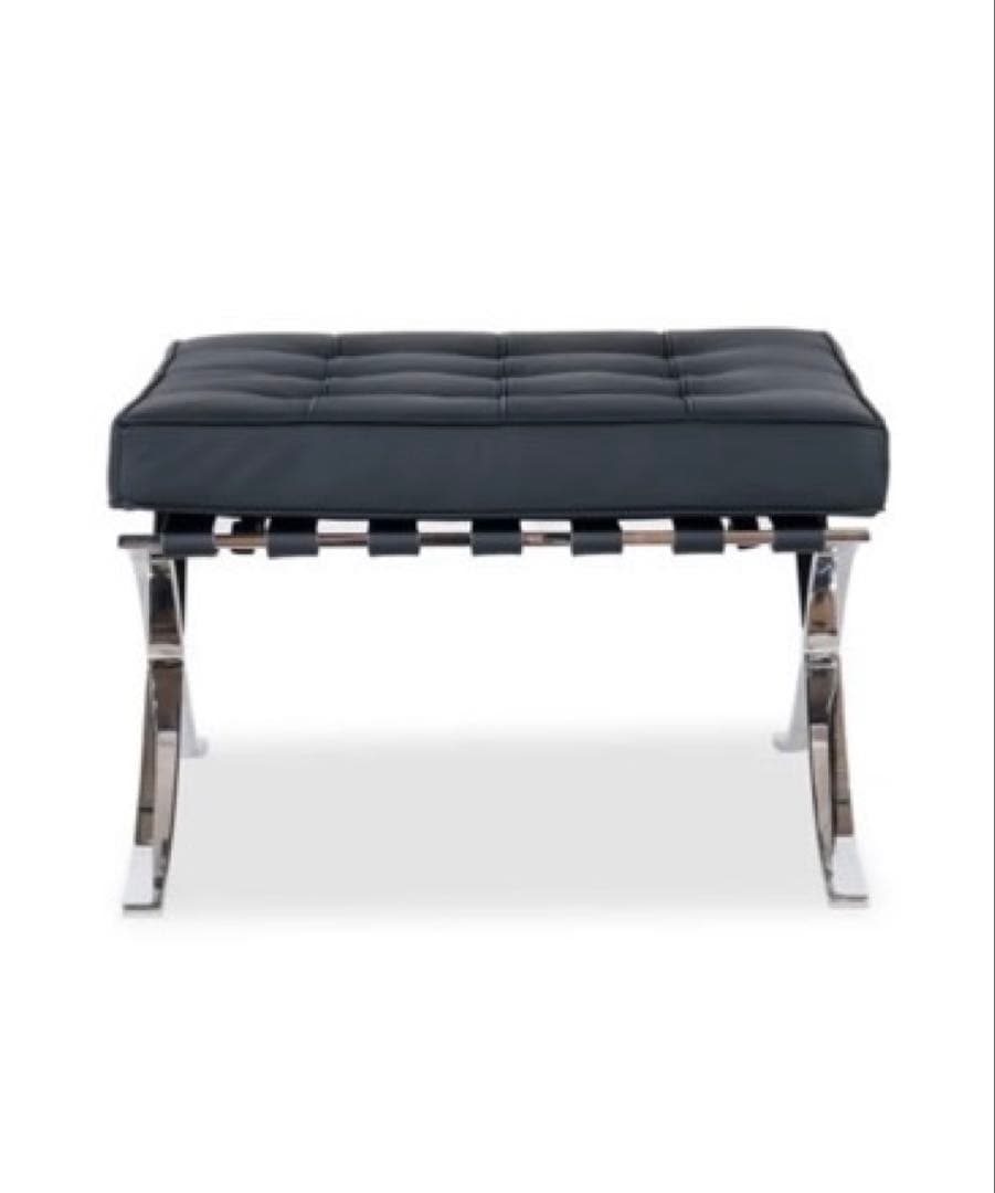 バルセロナチェア　オットマン　BARCELONA Ottoman 黒
