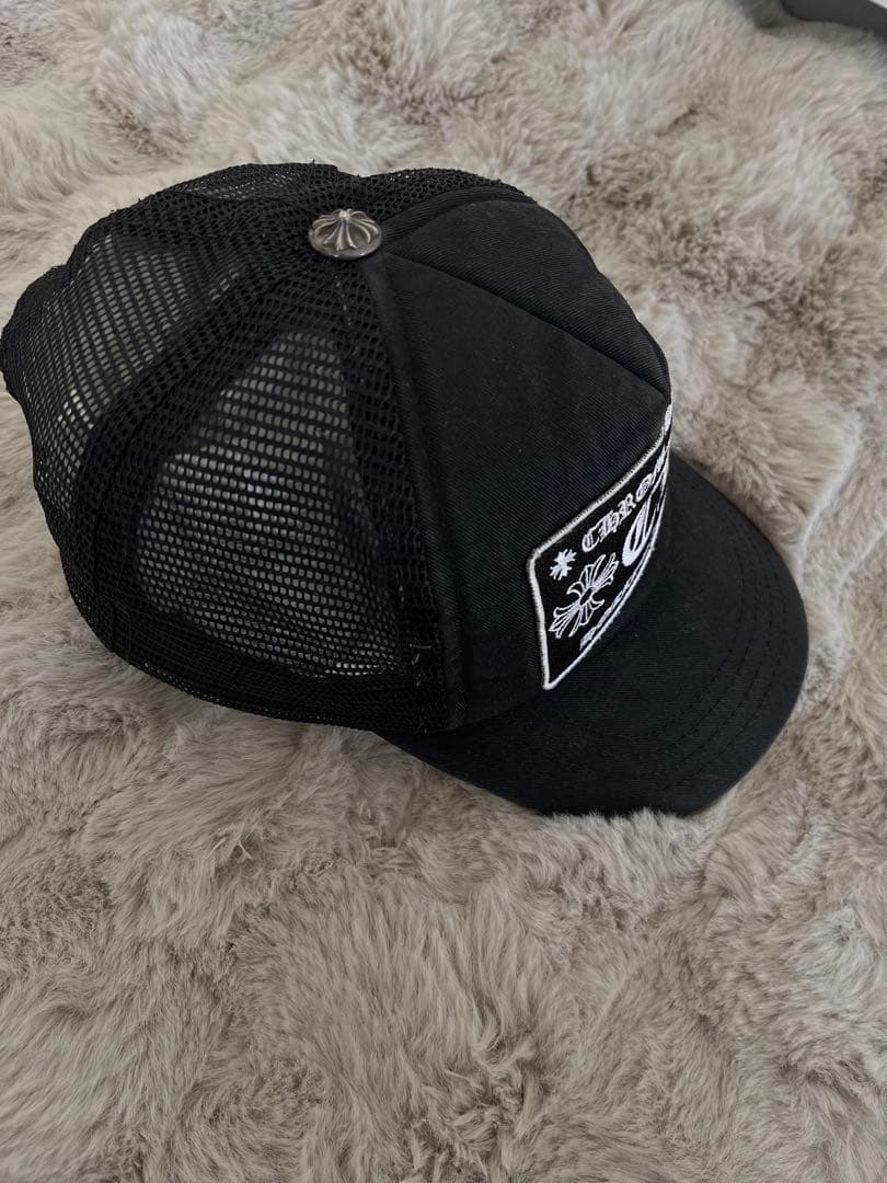 Chrome heartsメッシュ トラッカーキャップ黒　正規品
