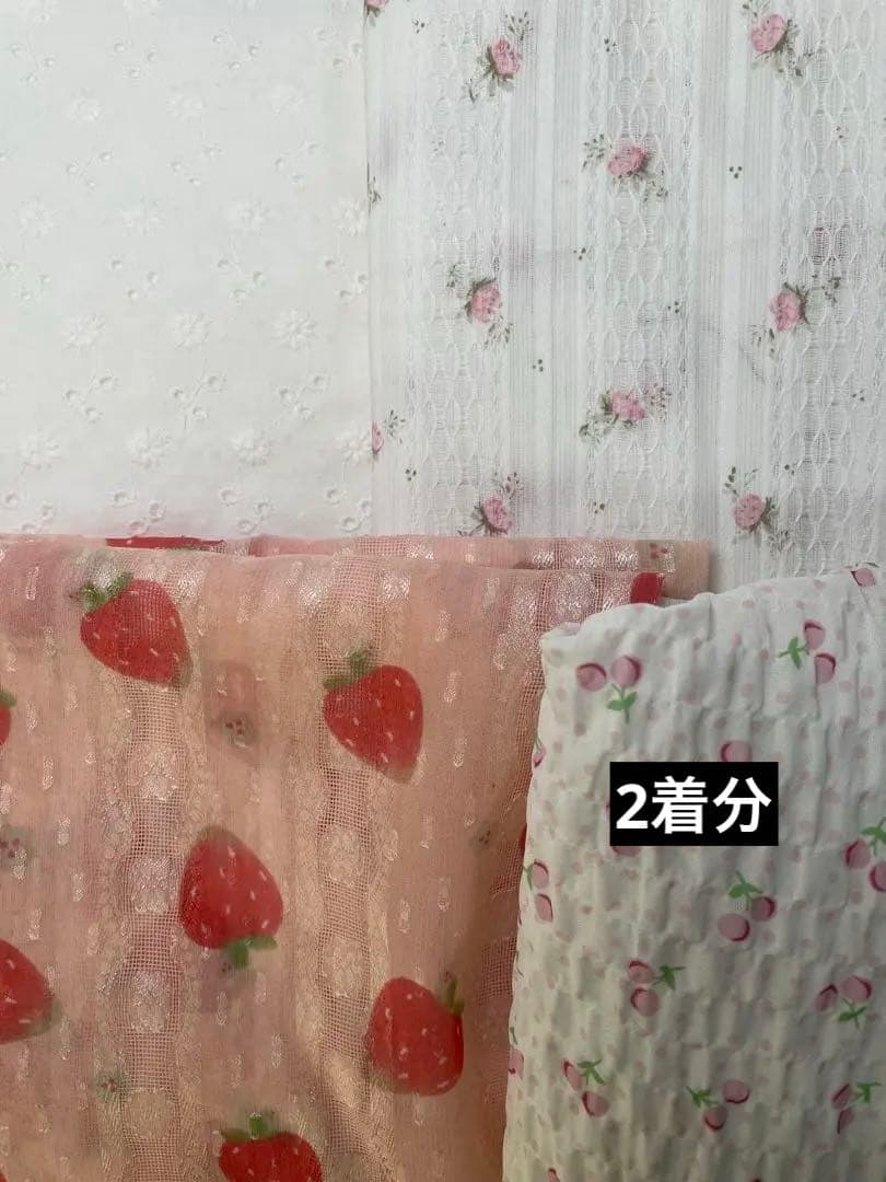 plnmylove　犬服　ハンドメイド　わんこ服　襟付き3段フリルお散歩ワ